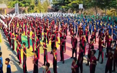 Semarak Kebersamaan, SMP Negeri 1 Jumantono Gelar 